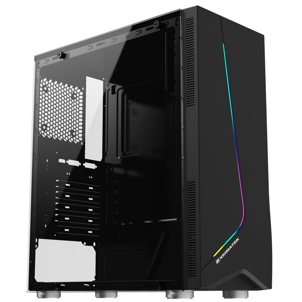 CASE XIGMATEK EROS (EN43361) - RGB STRIP, GAMING ATX
