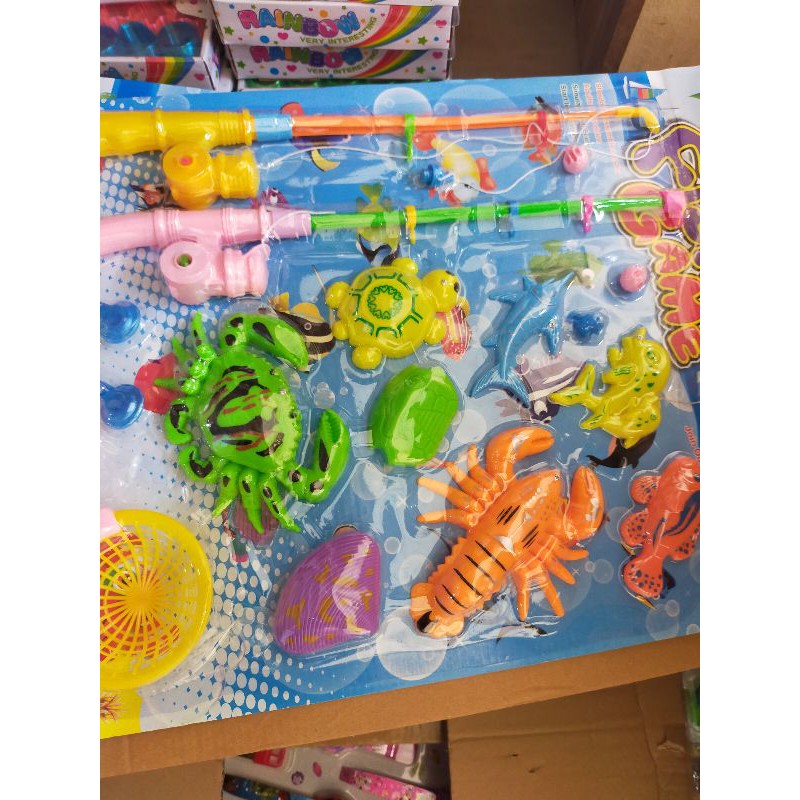 Vỉ Đồ Chơi Câu Cá 2 Cần Câu Cho Bé