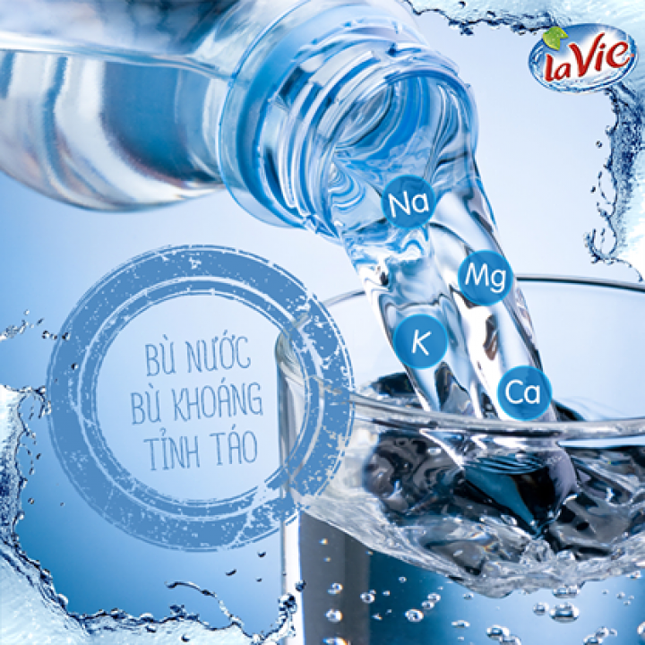 Nước khoáng lavie 350ml x10 chai