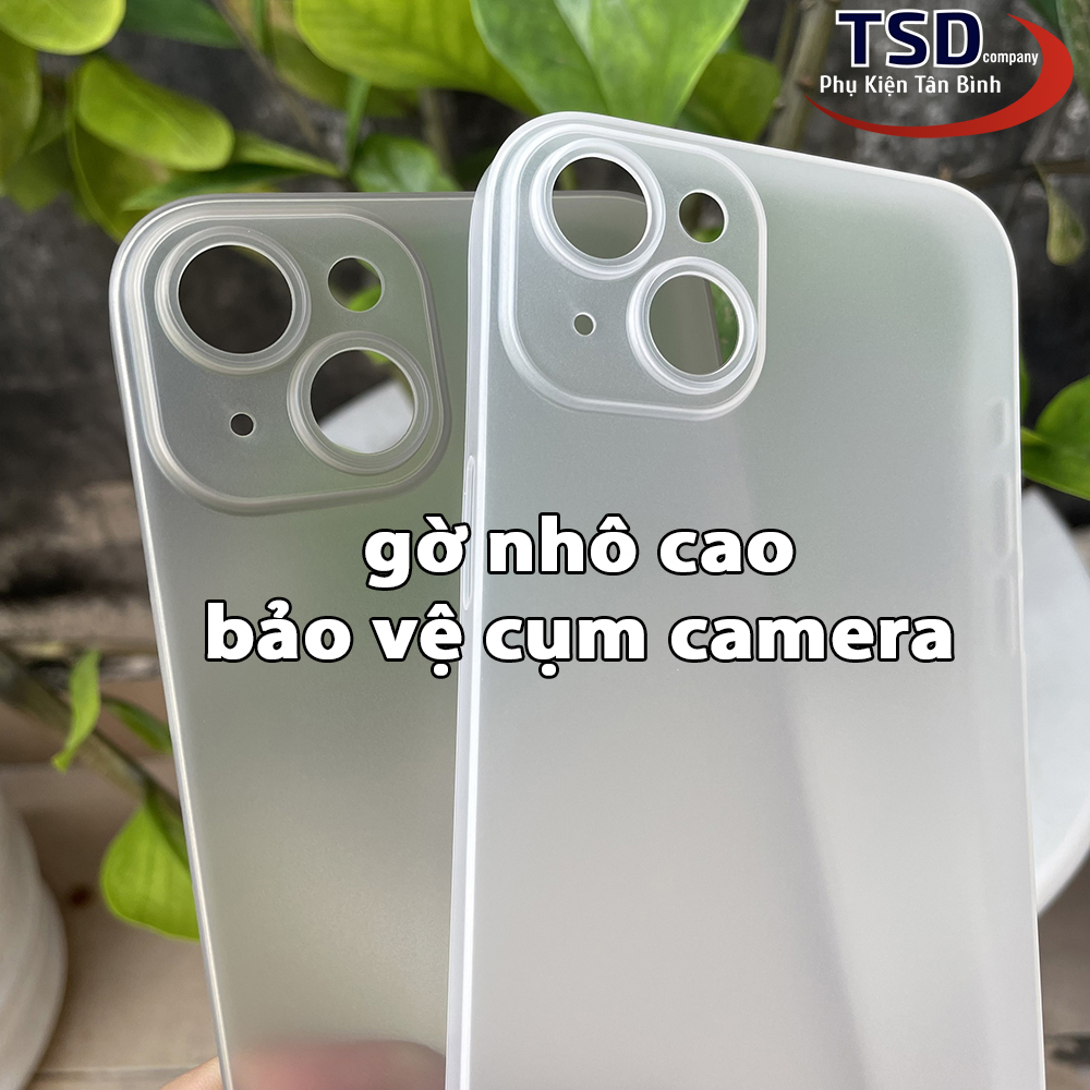 Combo of 2 Ultra Thin Unibody iPhone 15 PLUS Matte Clear Cases