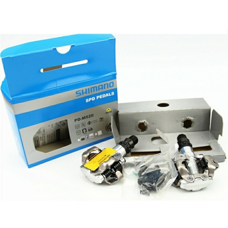 Pedal Shimano PD-M520 Can Cá SPD Dành Cho Xe MTB