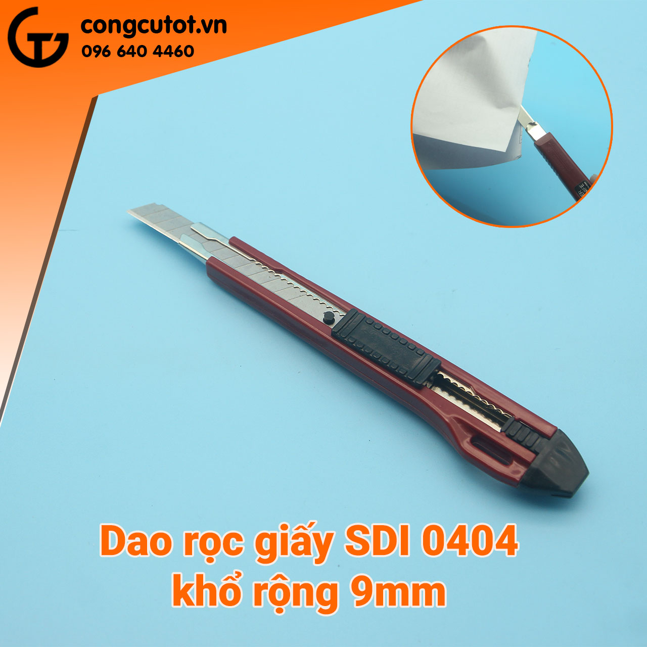 Dao rọc giấy SDI 0404 khổ rộng 9mm