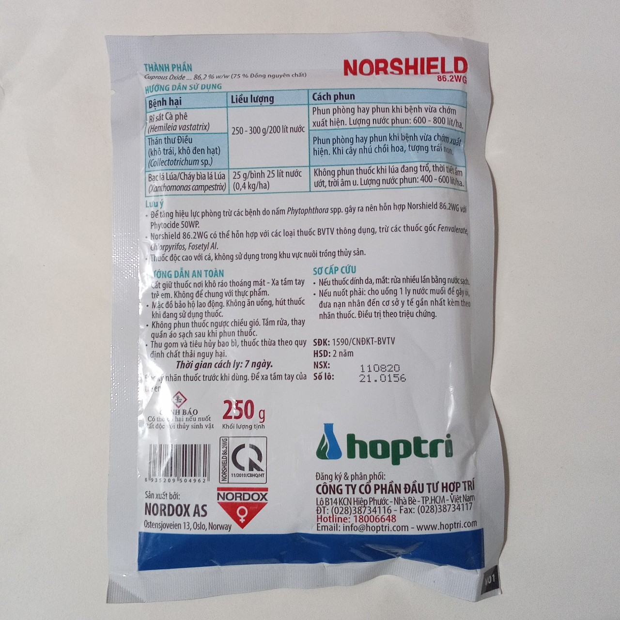 Norshield 86.2WG (GÓI 250 GRAM)