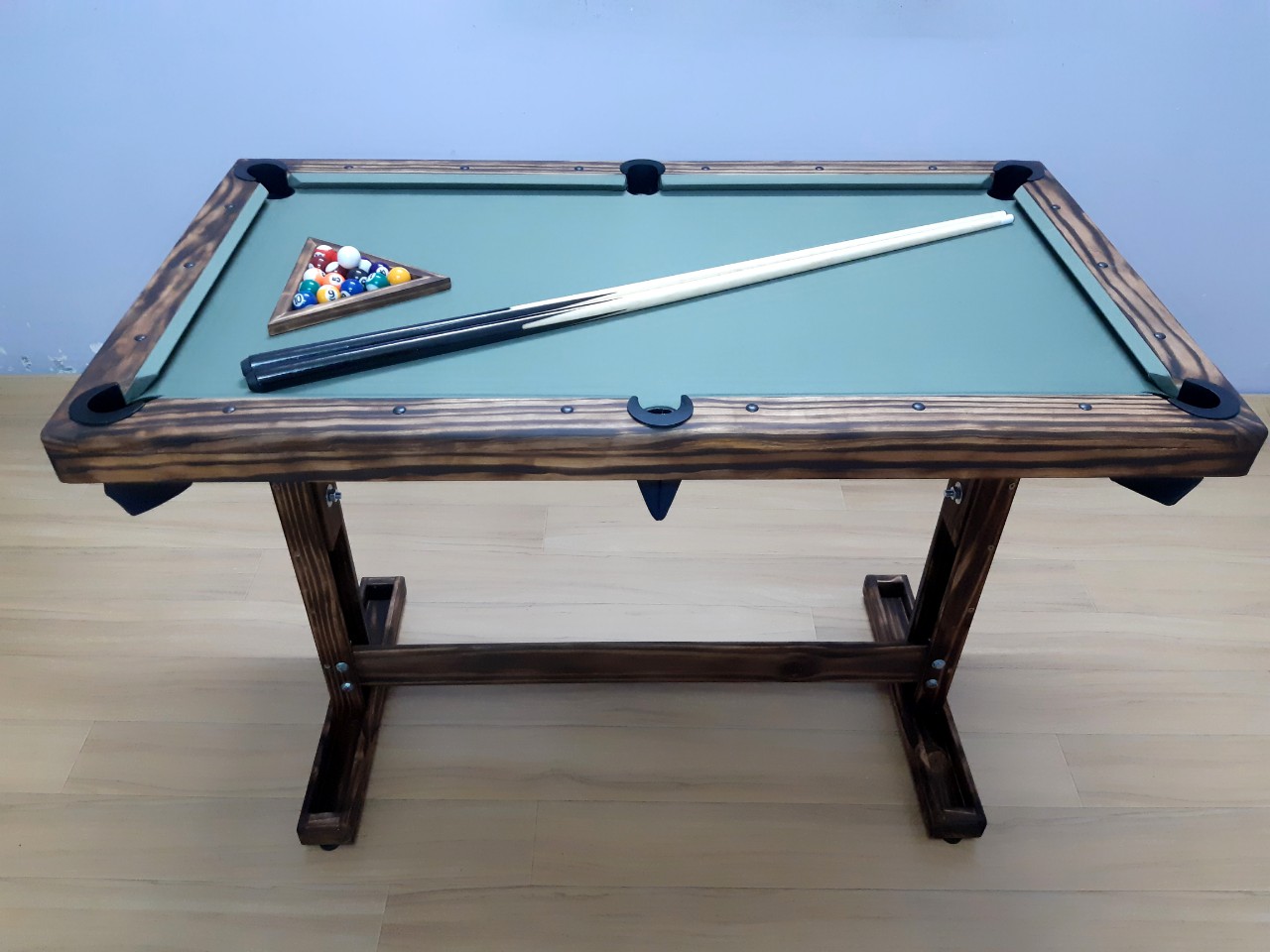 Bàn Bida mini có chân (110cm x 60cm), bi 25mm
