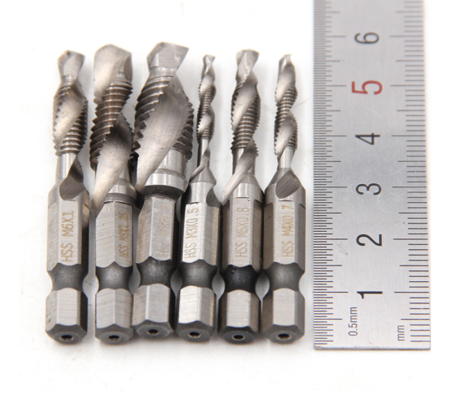 Bộ 6 Mũi Khoan Taro Ren từ M3-M10 - B