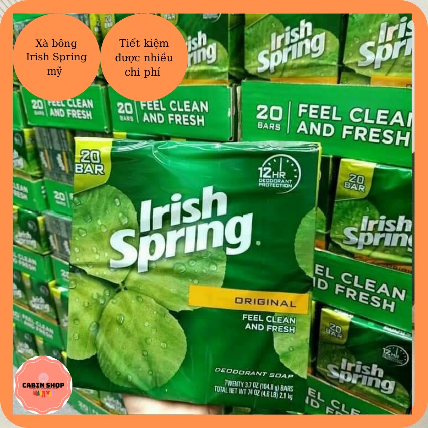 XÀ BÔNG CỤC IRISH SPRING ORGINAL(Xuất xứ: Mỹ