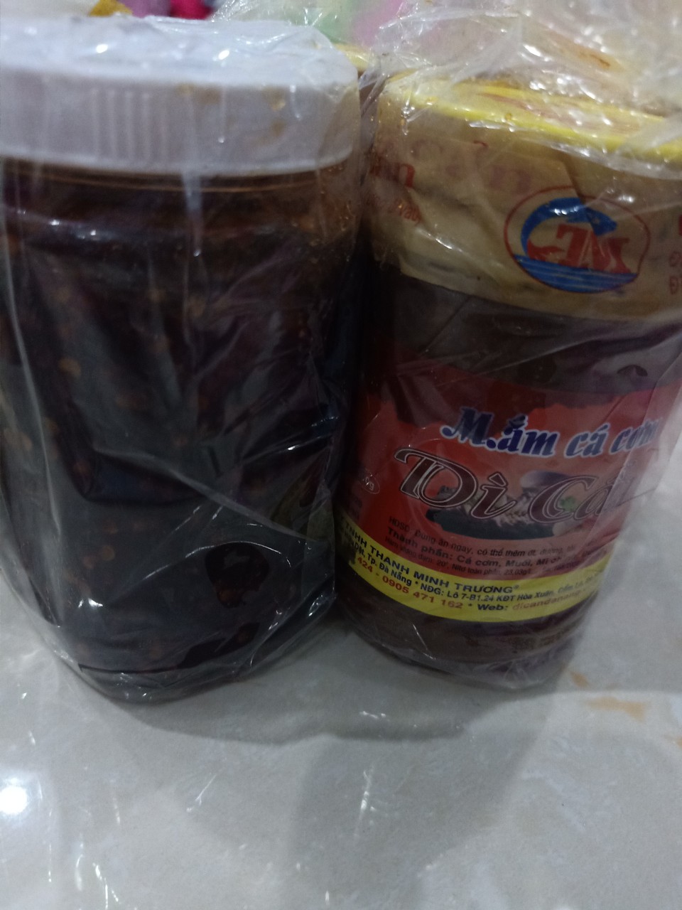 MẮM CÁI CÁ CƠM DÌ CẨN ĐÀ NẴNG HŨ 500G