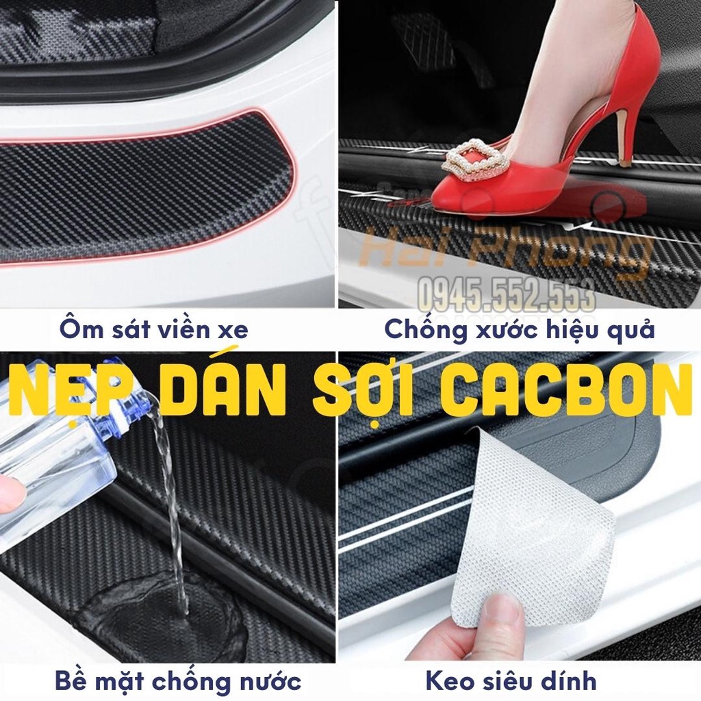 Mitsubishi - bộ miếng dán logo mitsubishi chống trầy xước bảo vệ bậc cửa xe hơi/ bảo vệ cốp sau xe hơi bền đẹp