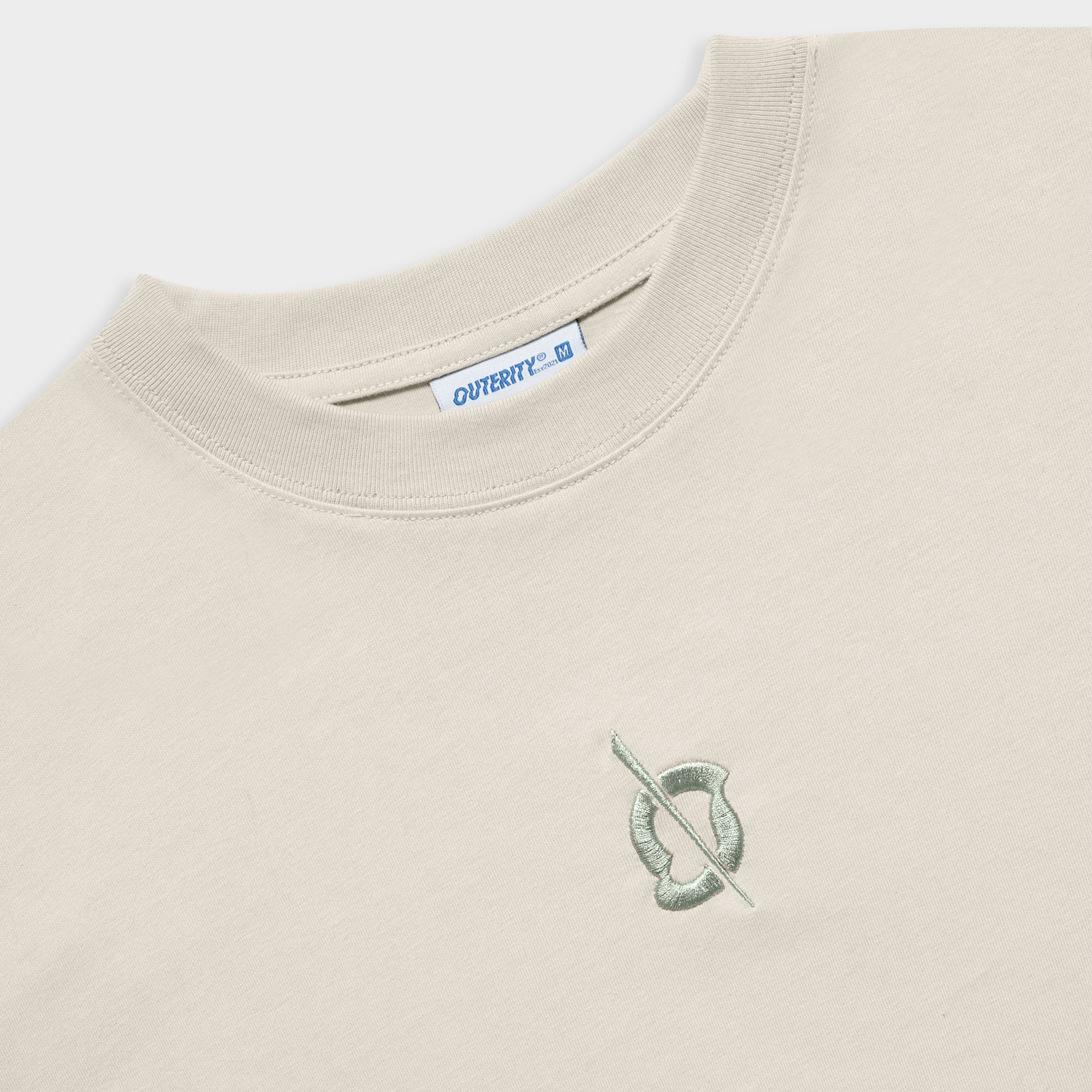 Áo thun Outerity Half Tee / Màu Xám Trắng - ATO1009