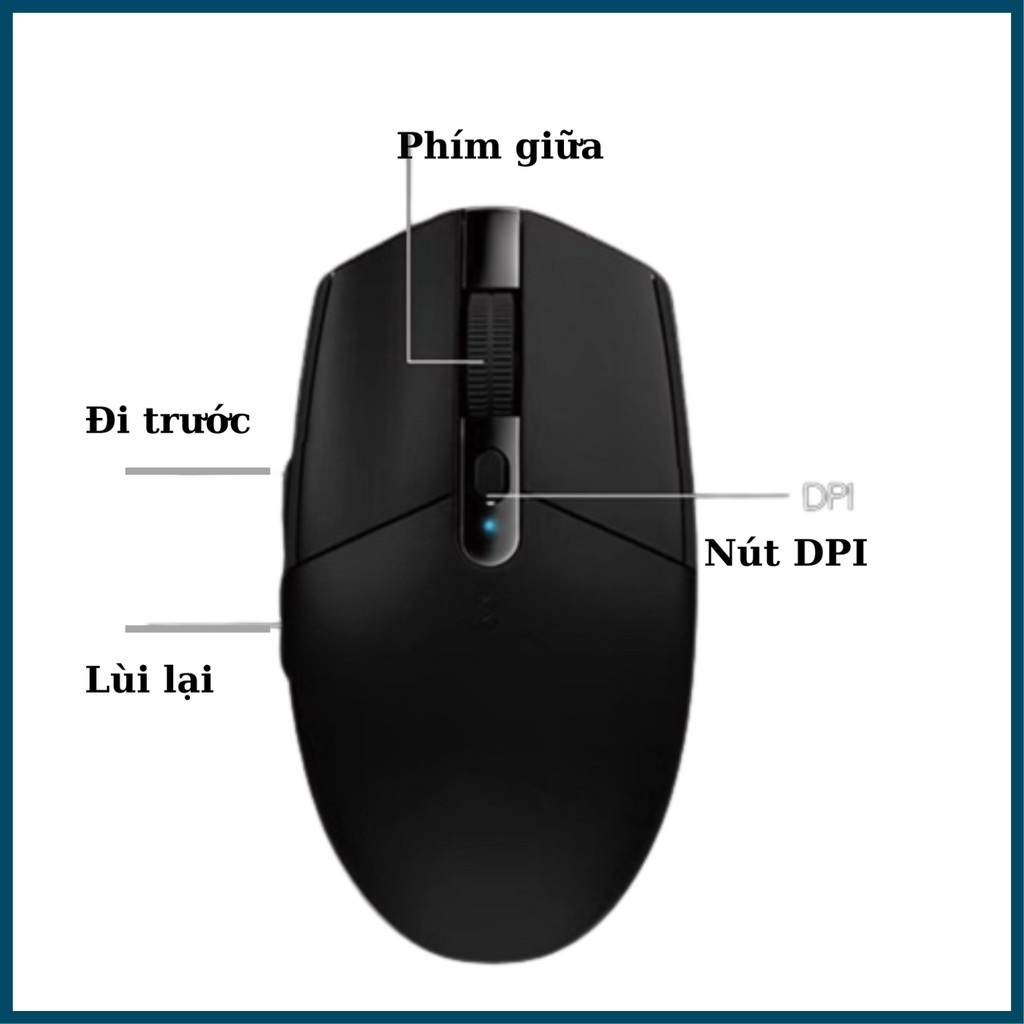 Chuột máy tính không dây forter V181/ V182