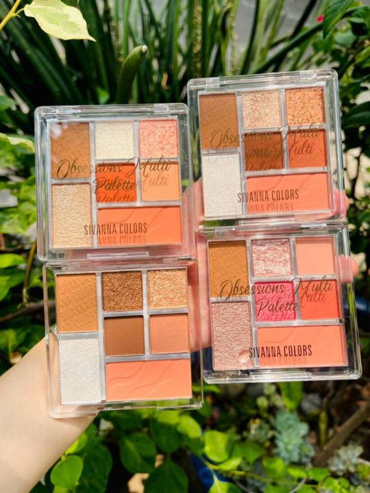 Bảng Phấn Mắt 7 Ô Sivanna Obsessions Multi Palette HF184 ( MÃ 60)
