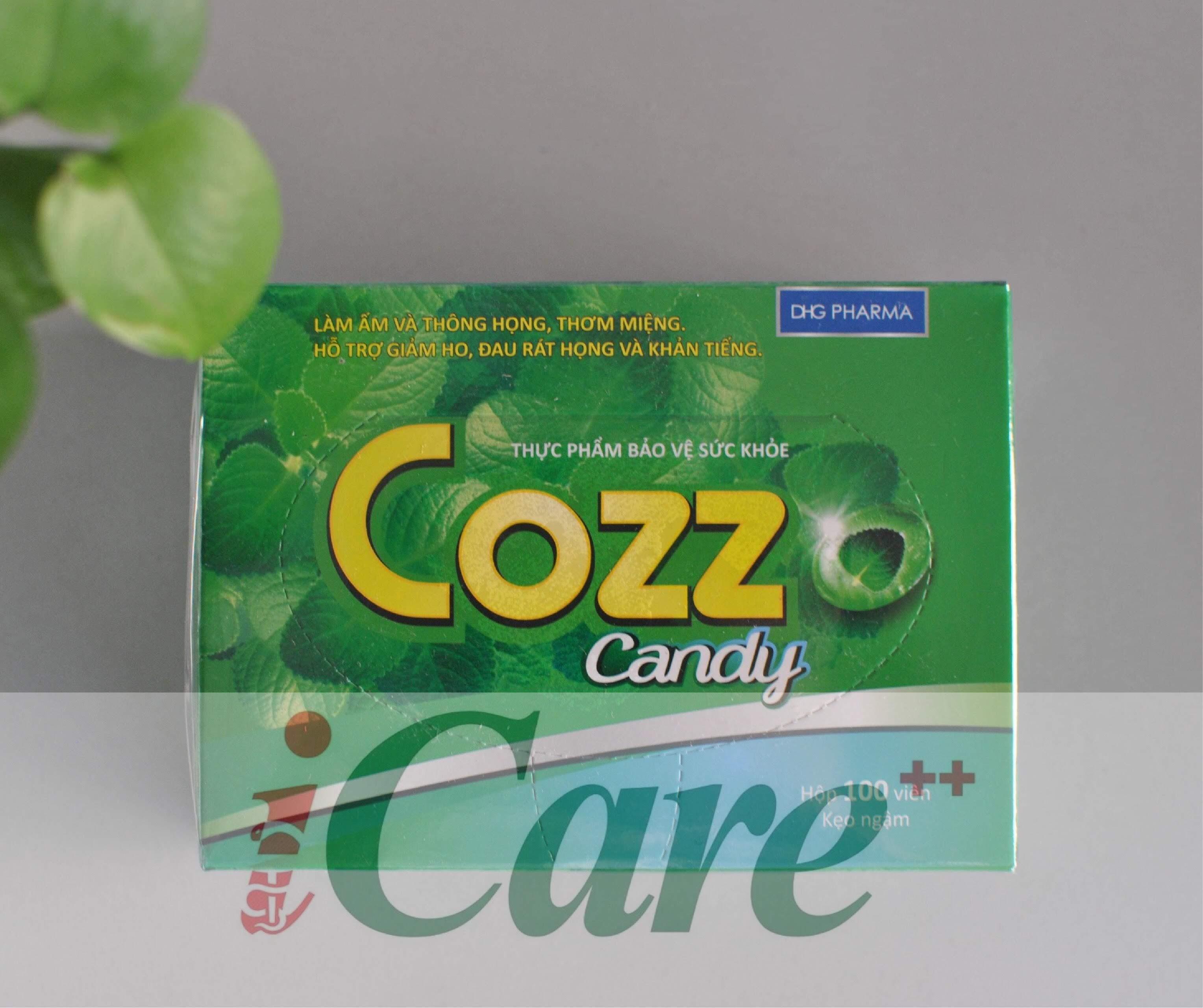 COZZ CANDY - KẸO NGẬM HO BẠC HÀ