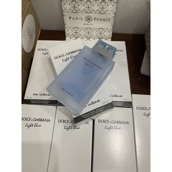 Nước hoa nữ d&g light blue eau intense edp 100ml tester