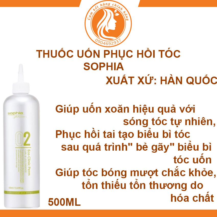 Uốn phục hồi tóc Sophia Eco clinic perm