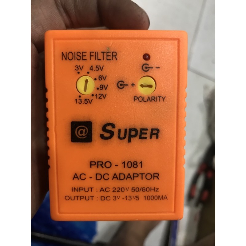 Adaptor đa năng 3v 4.5v 6v 9v 12v 13.5v