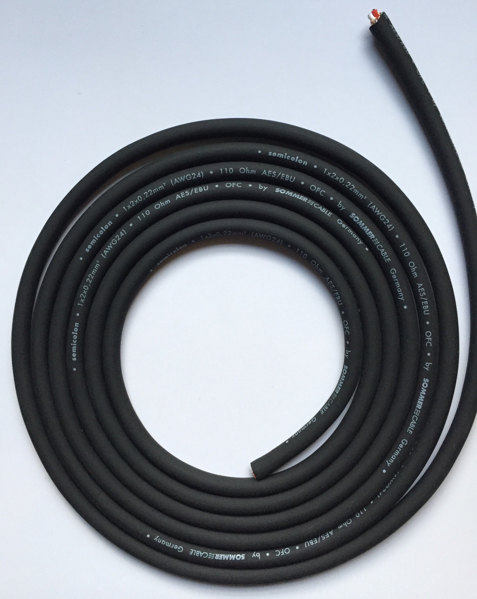 Cable Sommer-cable audio Germany-model sc-semicolon 2 AES/EBU-cable microphone-made in Germany