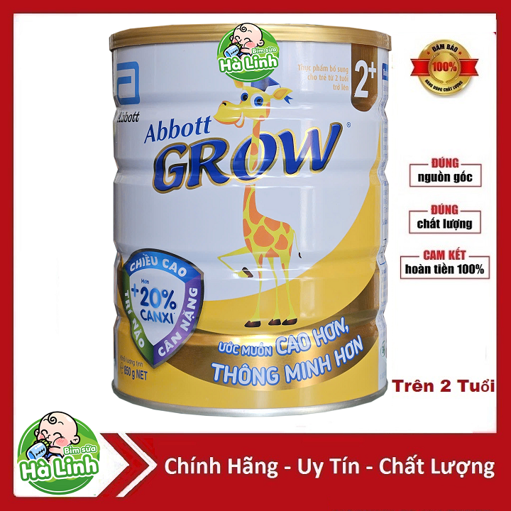 Sữa bột Abbott Grow 2+ thay thế Abbott Grow 4 900g [Date 2027]