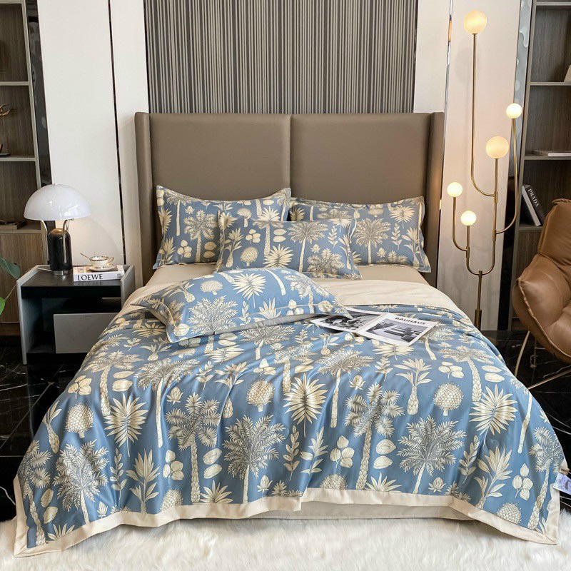 Chăn Hè Lụa Thái Tencel SamBedding Chăn Mền Lụa Mát Lạnh Tự Nhiên Hàng Nhập Khẩu