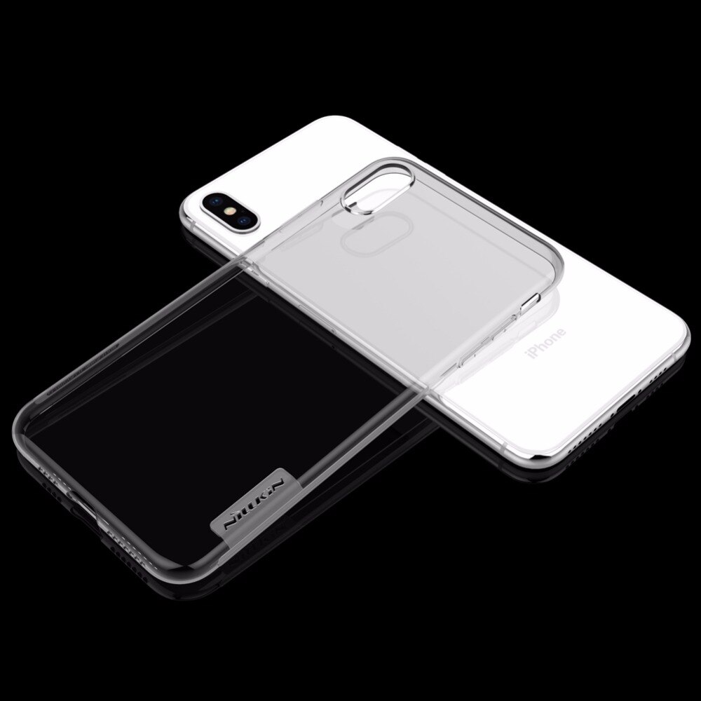Ốp lưng Nillkin Iphone Xs Max silicon dẻo, trong suốt