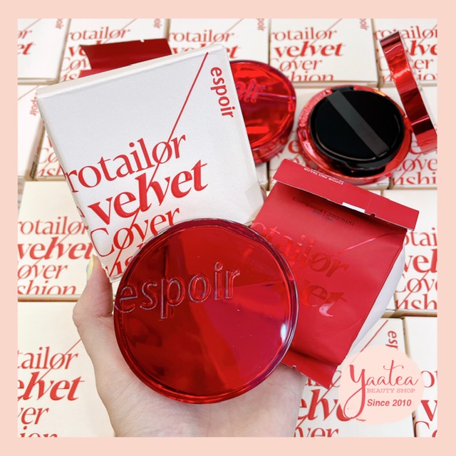 Phấn nước che phủ hoàn hảo espoir pro tailor be velvet cover cushion spf 34 pa++ - kèm lõi refill
