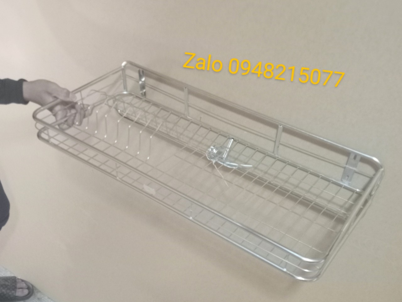 kệ treo 1 tầng inox, giá treo inox đựng chén đĩa nhà bếp ( ĐỦ SIZE)