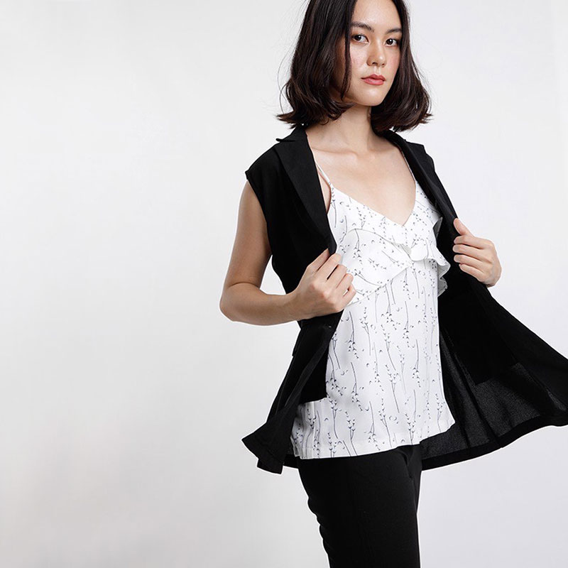 Áo Vest Sát Nách Nữ Form Ngắn Thời Trang