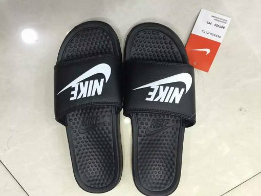 [ tặng kèm hộp ] Dép Quai Ngang Nam Nữ-Nike-Đen