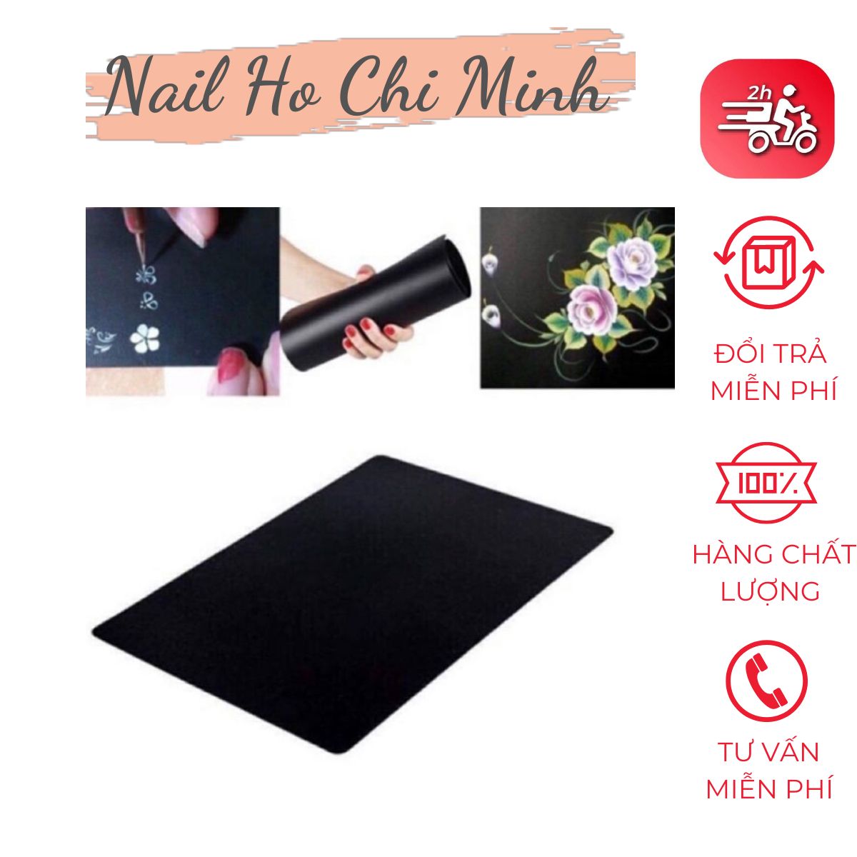 [HCM]Bảng đen tập vẽ cọ bản