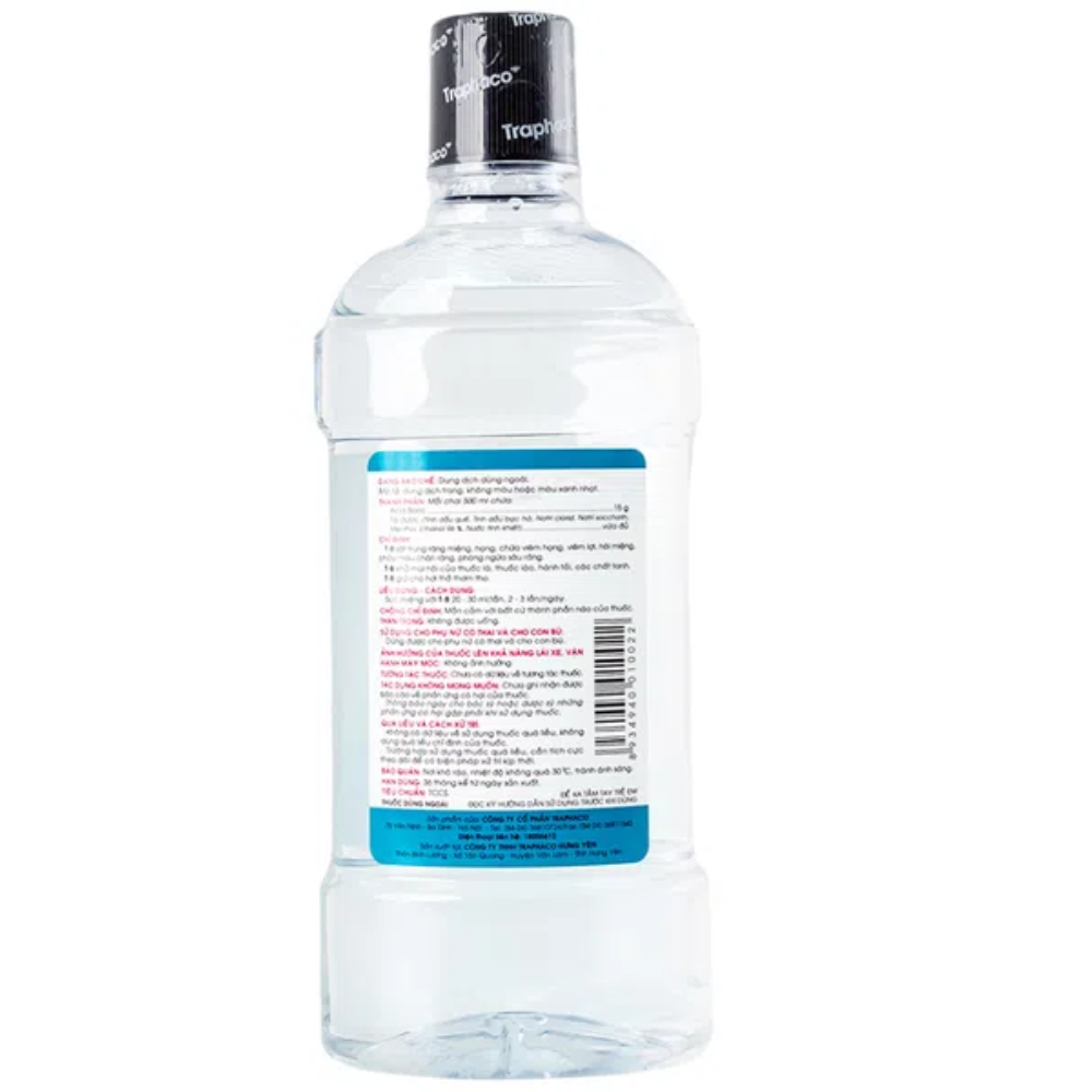 [HCM]Nước súc miệng TB Traphaco (500ml)