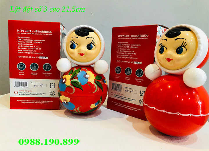 Búp bê lật đật số 2  hàng Nga xịn dành cho bé