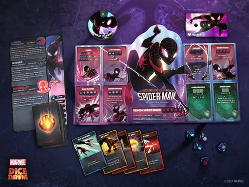 [US] Marvel Dice Throne: Scarlet Witch v. Thor v. Loki v. Spider-Man - Trò Chơi Board Game