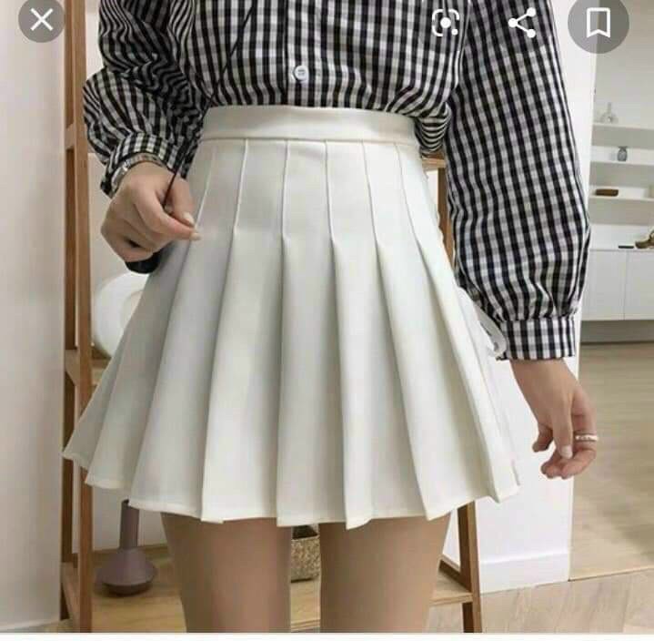 Chân váy tennis trơn cực xinh xắn xinh dễ mix đồ