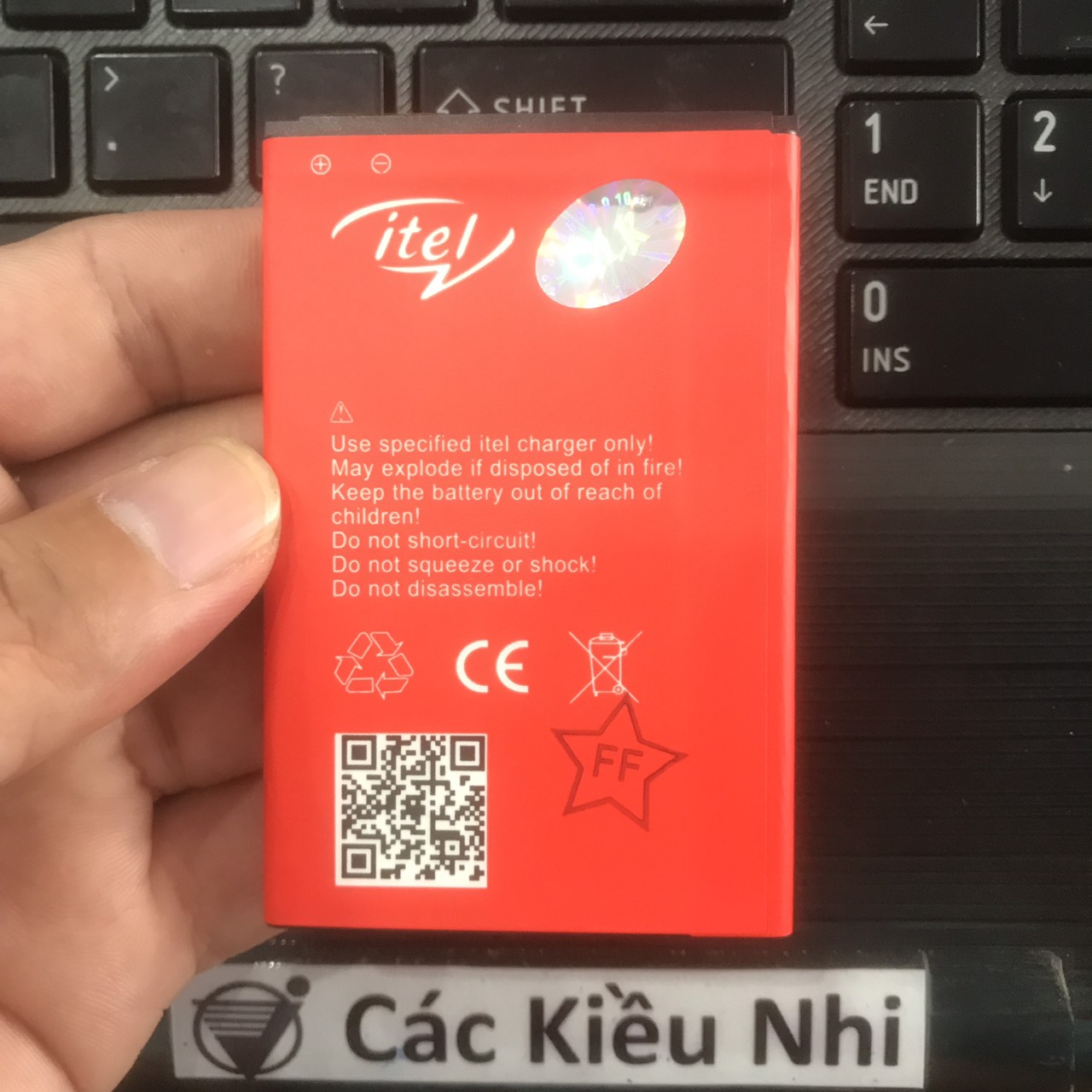 Pin	Itel	A15	Pin iTel BL-20HI