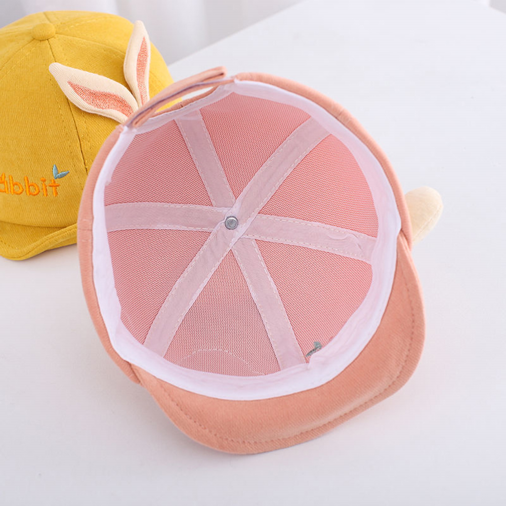 Mũ lưỡi trai cho bé đính hình Thỏ dễ thương
