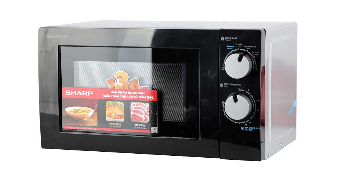 [GIAO TẠI HCM] - Lò vi sóng Sharp R-208VN-WS 20 lít