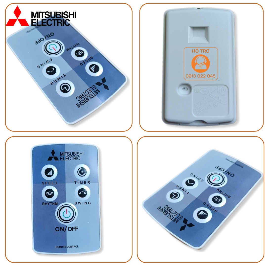 Điều khiển quạt Mitsubishi (Đã có pin)