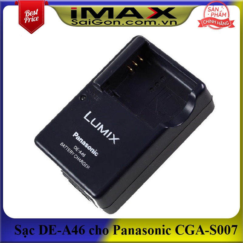Sạc máy ảnh de-a46 cho cga-s007/ dmw-bc10 sạc dây