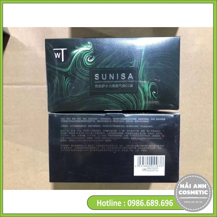 Phấn Nước Nội Địa Trung Sunisa Siêu Bền Màu + Chống Nắng