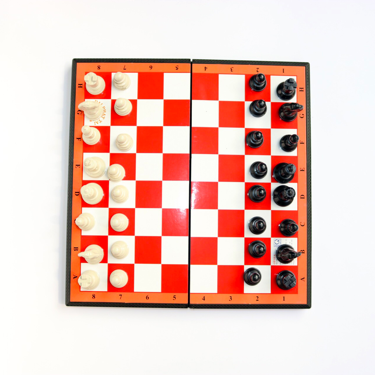 Set toy chess medium Crystal chessboard plastic small size-chess advanced production in Vietnam, đồ educational boardgame-liclac