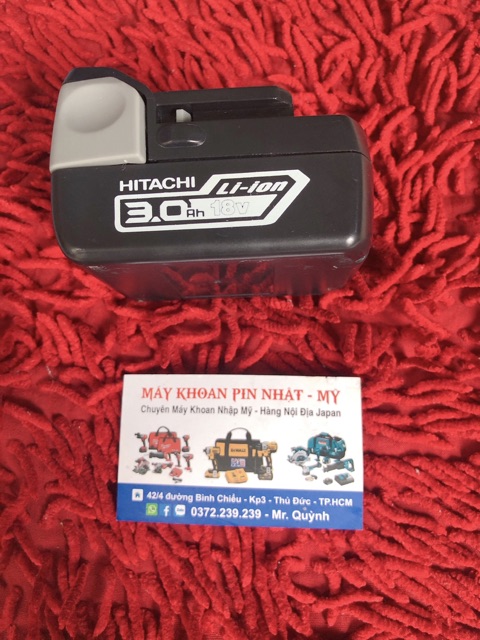 [HCM]Pin đóng mới hitachi 18v 3A