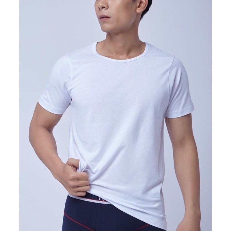 Áo lá áo lót thun cotton nam CÓ tay (San hô) CORAL