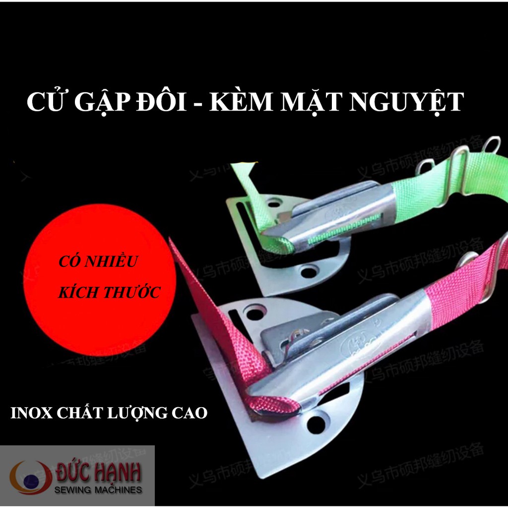 Cử gập đôi kèm mặt nguyệt may balo - túi xách