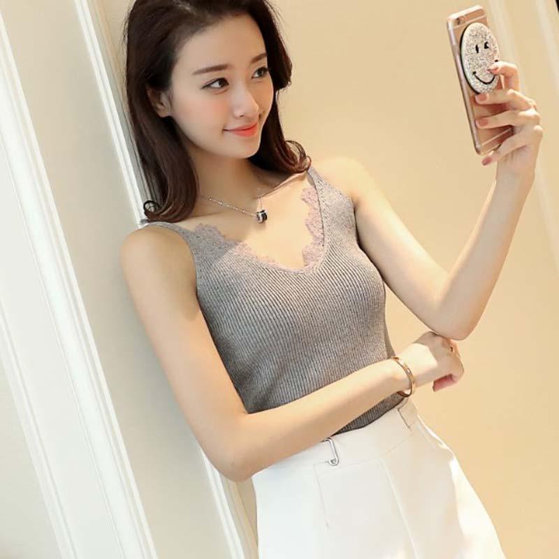 [HCM]Áo len 2 dây phối ren Mã: AH331.