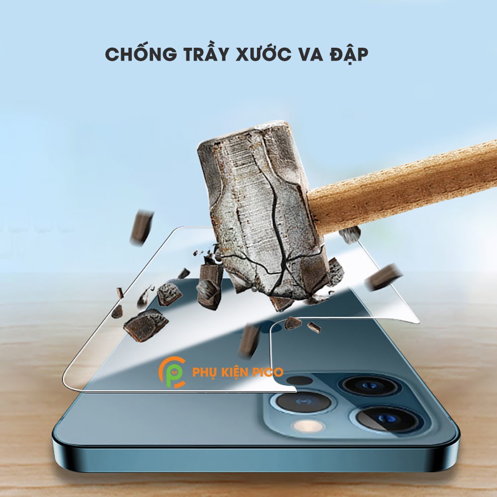 Cường lực lưng Iphone 11 Pro / 12 Pro / 13 Pro Max độ cứng 9H full mặt lưng - Dán lưng Iphone 13 Pro / Iphone 14 Pro Max / 15 Plus / 15 Pro Max