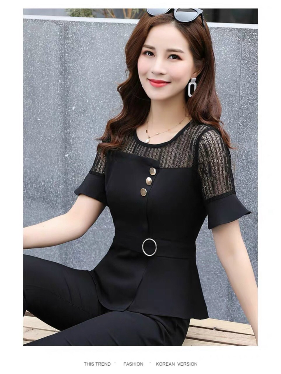 Set big Size có Size 80kg chất liệu poly 2 da phối ren TÔN DÁNG CỰC XINH CHO CÁC NÀNG