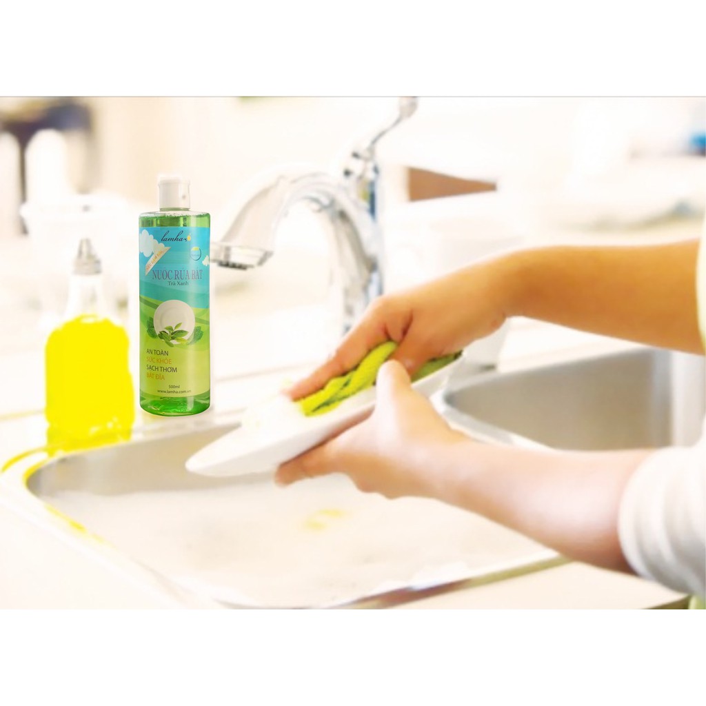 Nước rửa bát hữu cơ Sả Chanh/Quế Lam Hà 500ml - Quế