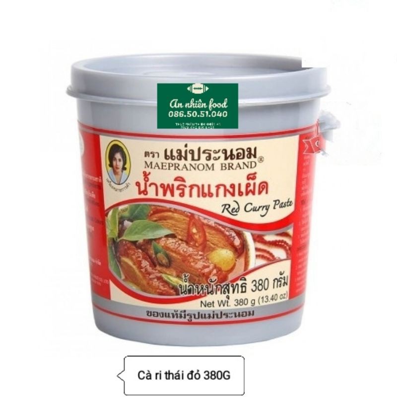 Gia Vị Cà Ri Đỏ Thái Lan hộp 380Gram