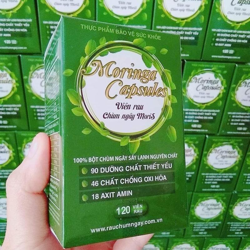VIÊN RAU CHÙM NGÂY NGUYÊN CHẤT MORIS (LỌ 120 VIÊN) cao cấp