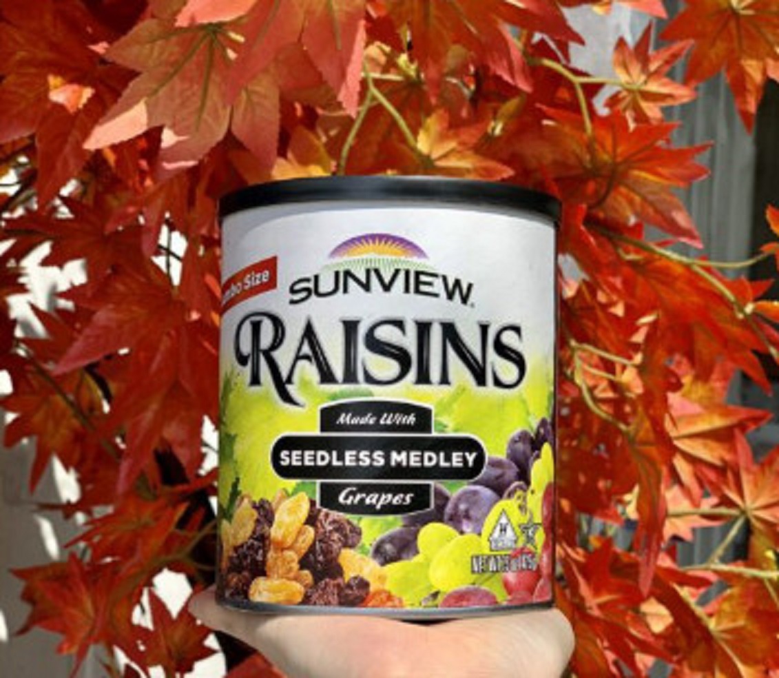 nho khô raisins hộp 425g