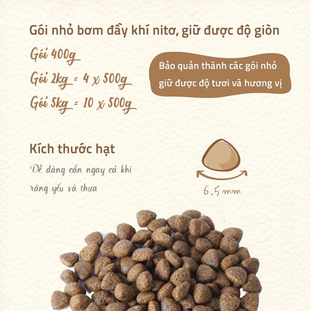 Hạt hữu cơ cho Mèo con Natural Core Bene C1, gói 400g